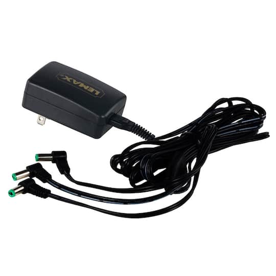 Lemax® Black 3-Output 4.5V Power Adapter